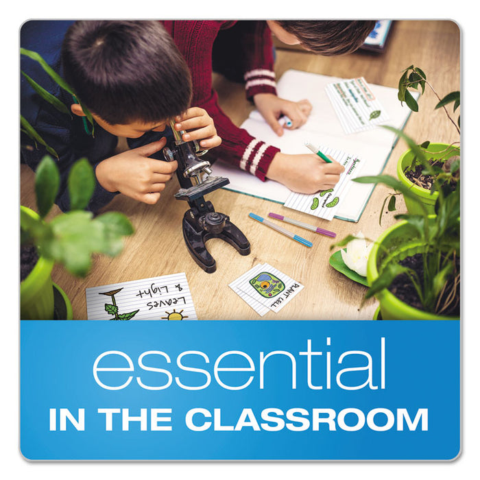 Ruled Mini Index Cards, 3 x 2 1/2, White, 200/Pack