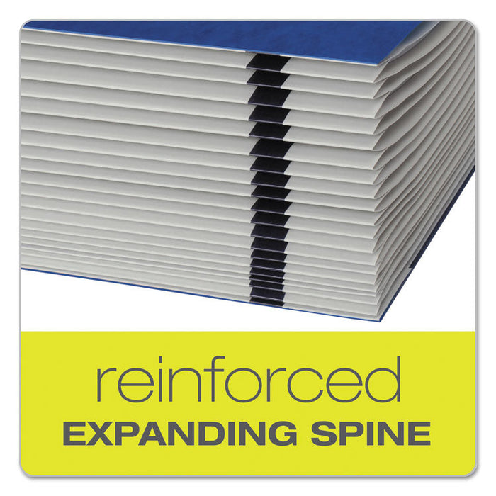 Expanding Desk File, A-Z, Letter, Acrylic-Coated Pressboard, Blue