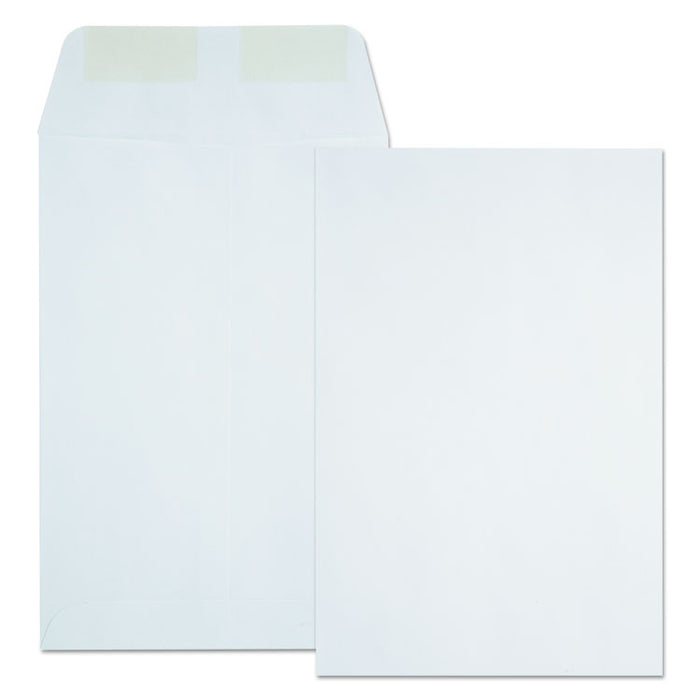 Catalog Envelope, #1, Cheese Blade Flap, Gummed Closure, 6 x 9, White, 500/Box