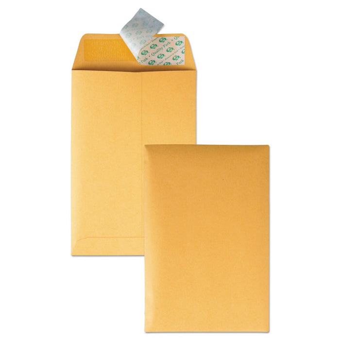 Redi-Strip Catalog Envelope, #1, Cheese Blade Flap, Redi-Strip Adhesive Closure, 6 x 9, Brown Kraft, 100/Box