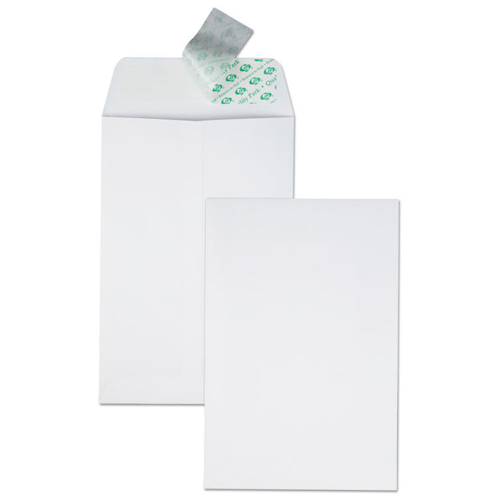 Redi-Strip Catalog Envelope, #1, Cheese Blade Flap, Redi-Strip Closure, 6 x 9, White, 100/Box