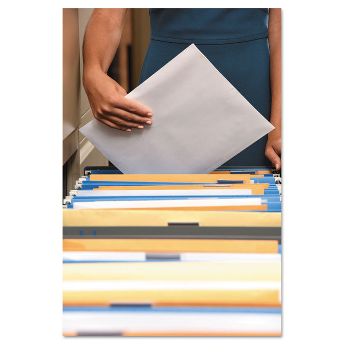 Redi-Strip Catalog Envelope, #12 1/2, Cheese Blade Flap, Redi-Strip Adhesive Closure, 9.5 x 12.5, White, 100/Box