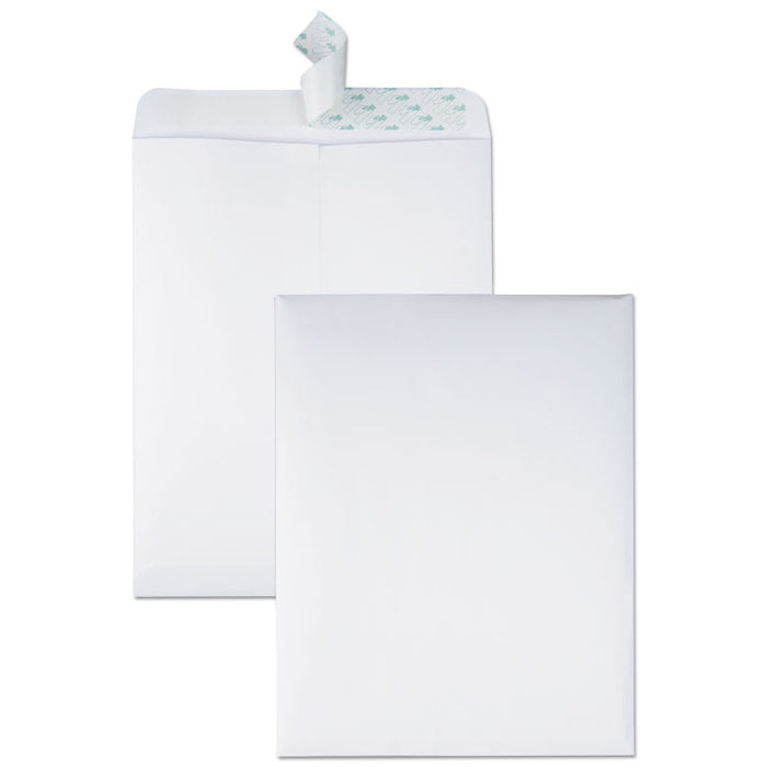 Redi-Strip Catalog Envelope, #13 1/2, Cheese Blade Flap, Redi-Strip Adhesive Closure, 10 x 13, White, 100/Box