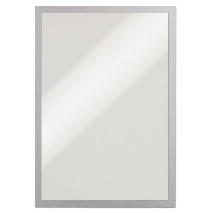 DURAFRAME Sign Holder, 11" x 17", Silver, 2/PK