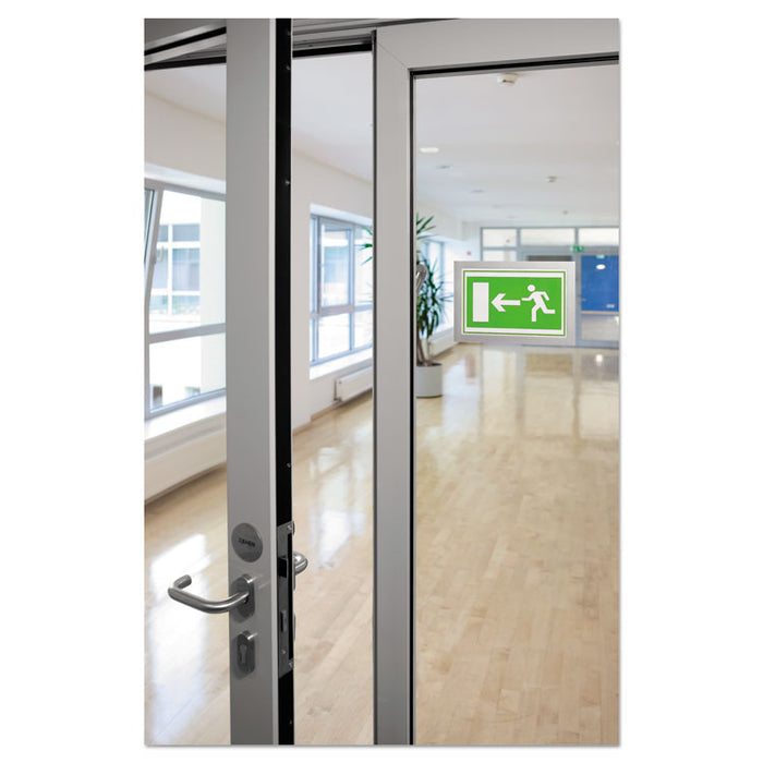 DURAFRAME Sign Holder, 5 1/2" x 8 1/2", Silver, 2/PK