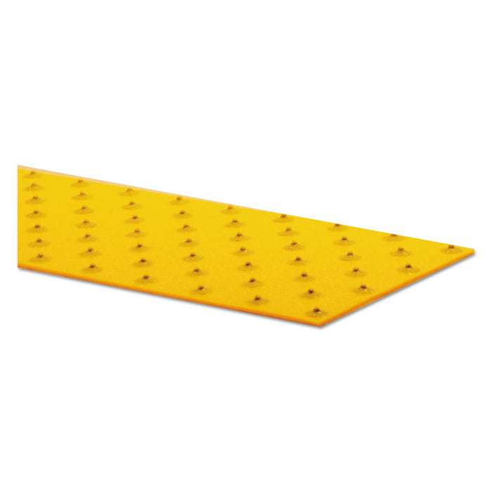 XtremeGrip Studded Anti-Slip Adhesive Strips, 5" x 24", Yellow