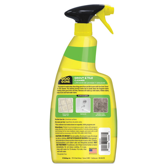 Grout and Tile Cleaner, Citrus Scent, 28 oz Trigger Spray Bottle
