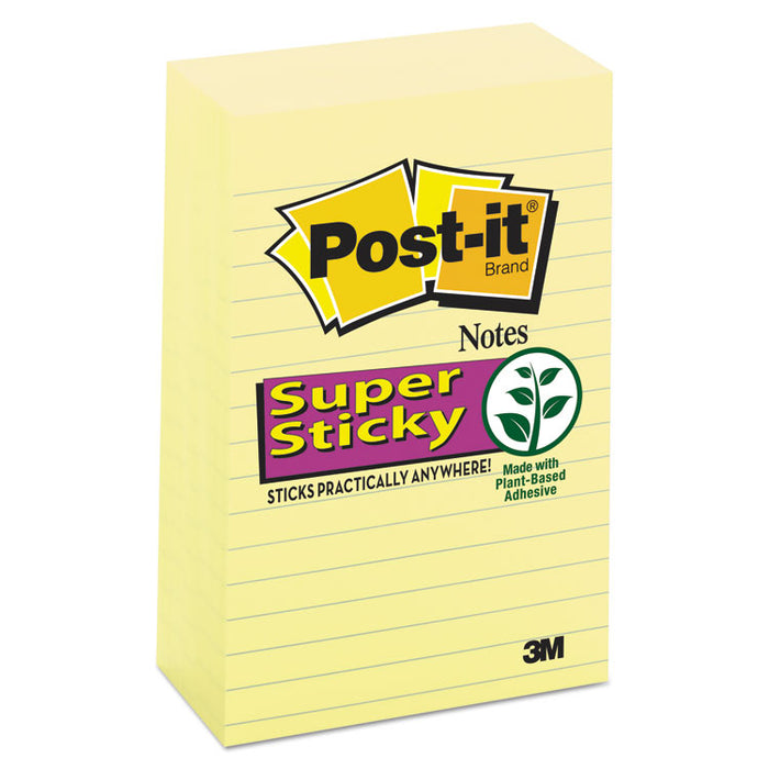 Pads in Canary Yellow, Note Ruled, 4" x 6", 90 Sheets/Pad, 5 Pads/Pack