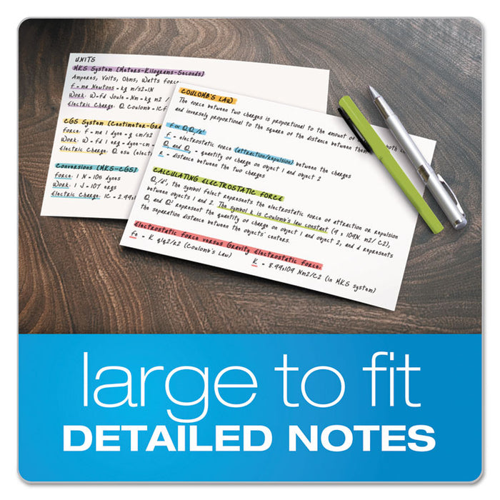 Unruled Index Cards, 5 x 8, White, 100/Pack