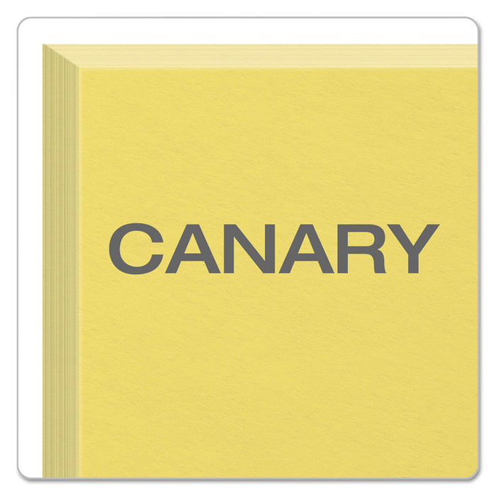 Unruled Index Cards, 3 x 5, Canary, 100/Pack