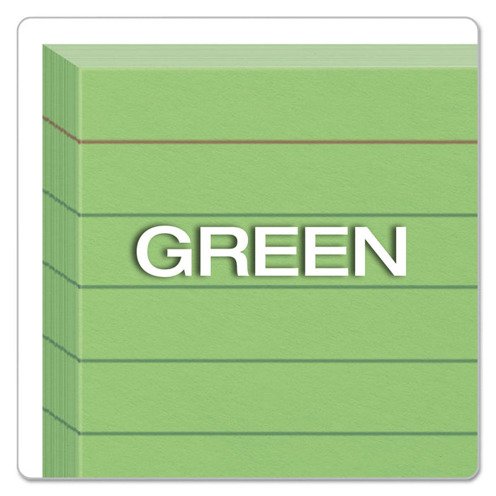 Ruled Index Cards, 4 x 6, Green, 100/Pack