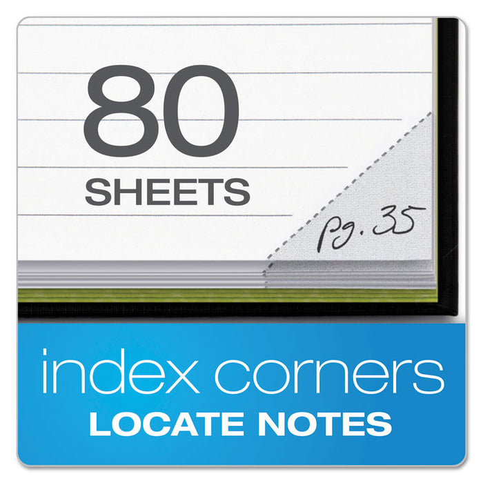 Idea Collective Professional Wirebound Hardcover Notebook, 5 7/8 x 8 1/4, Black