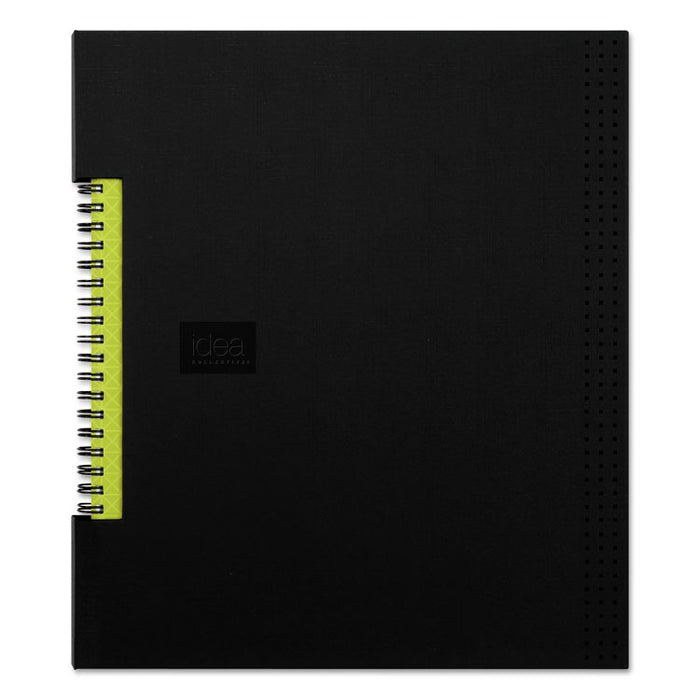 Idea Collective Professional Wirebound Hardcover Notebook, 8 1/2 x 11, Black