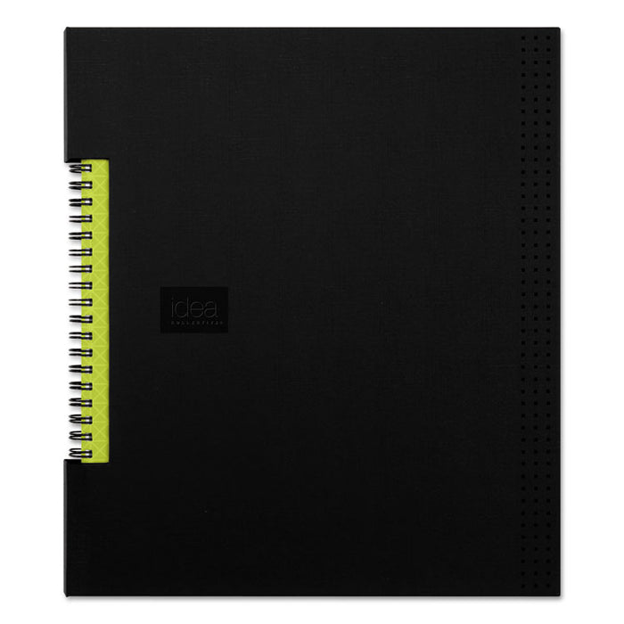 Idea Collective Professional Wirebound Hardcover Notebook, 8 1/2 x 11, Black