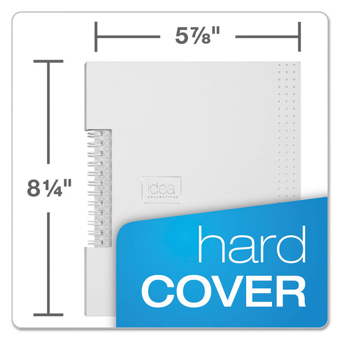 Idea Collective Professional Wirebound Notebook, White, 5 7/8 x 8 1/4, 80 Pages