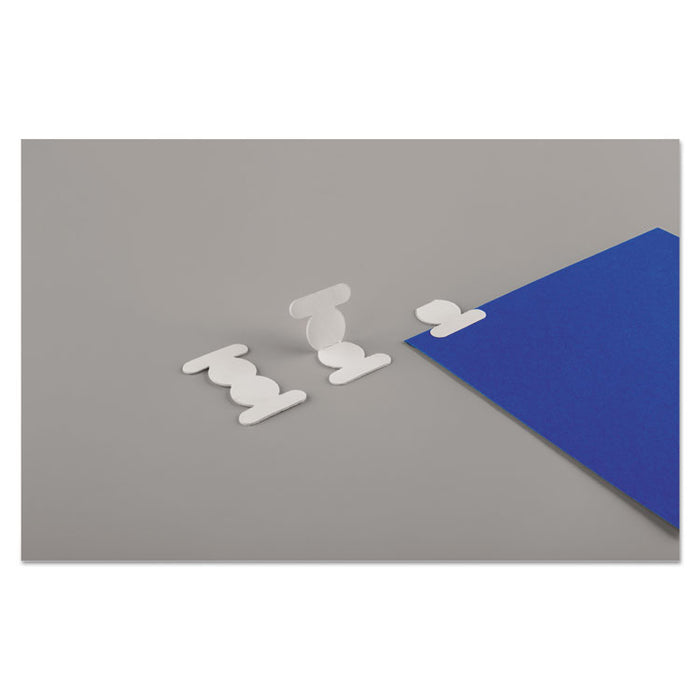 Gummed Reinforced Index Tabs, 1/12-Cut Tabs, White, 0.5" Wide, 50/Pack