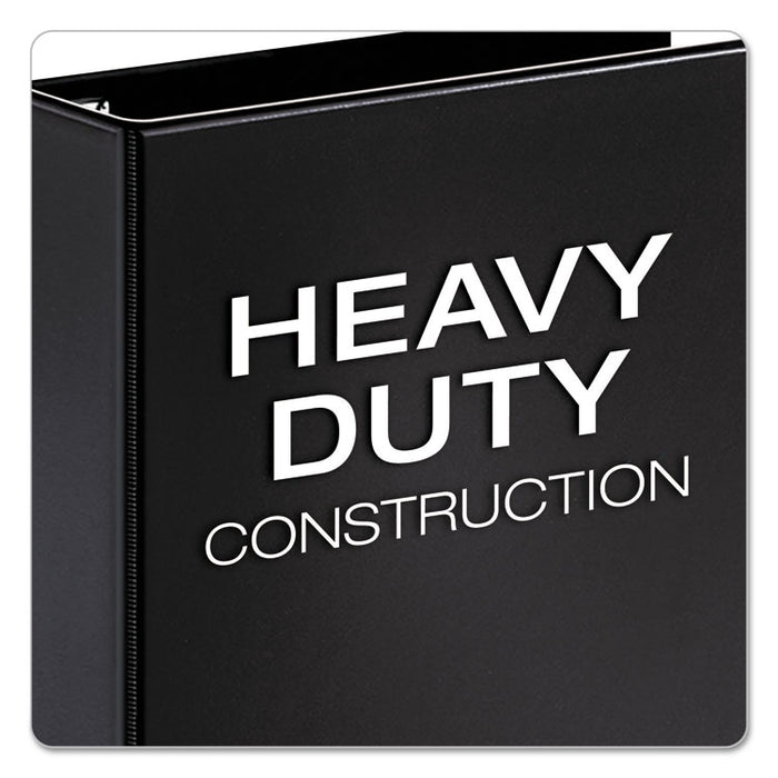 Premier Easy Open Locking Slant-D Ring Binders, 3 Rings, 5" Capacity, 11 x 8.5, Black