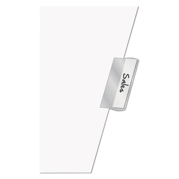 Paper Insertable Dividers, 5-Tab, 11 x 17, White, 1 Set