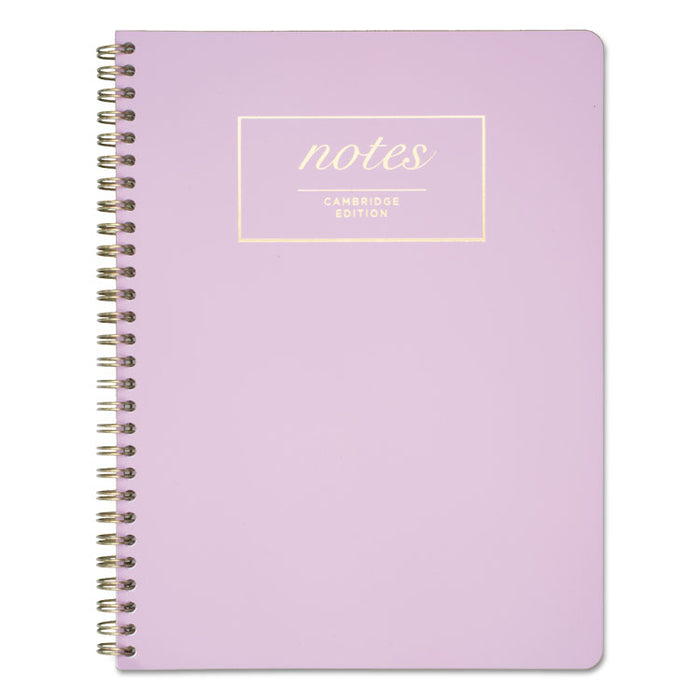 Workstyle Notebook, 1 Subject, Wide/Legal Rule, Lavender Cover, 9.5 x 7.25, 80 Sheets