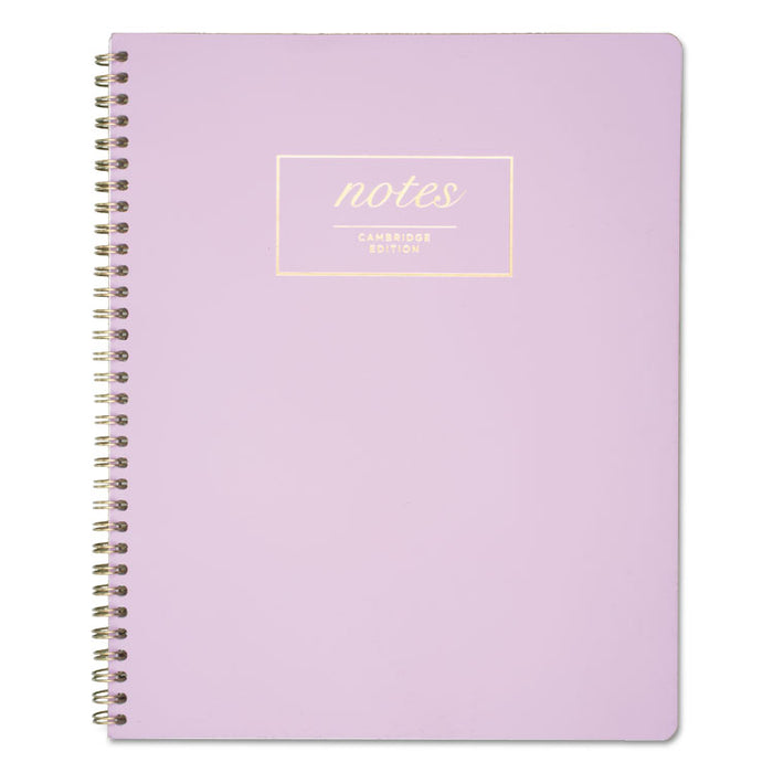 Workstyle Notebook, 1 Subject, Wide/Legal Rule, Lavender Cover, 11 x 9, 80 Sheets