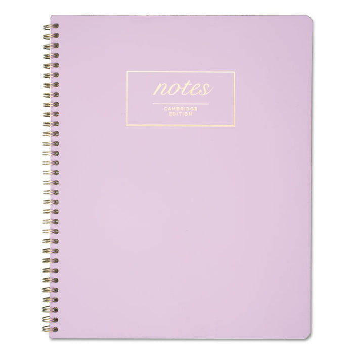 Workstyle Notebook, 1 Subject, Wide/Legal Rule, Lavender Cover, 11 x 9, 80 Sheets