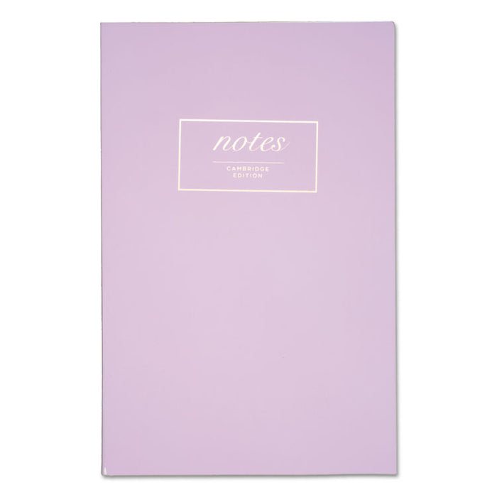 Workstyle Notebook, 1 Subject, Wide/Legal Rule, Lavender Cover, 8.5 x 5.5, 80 Sheets