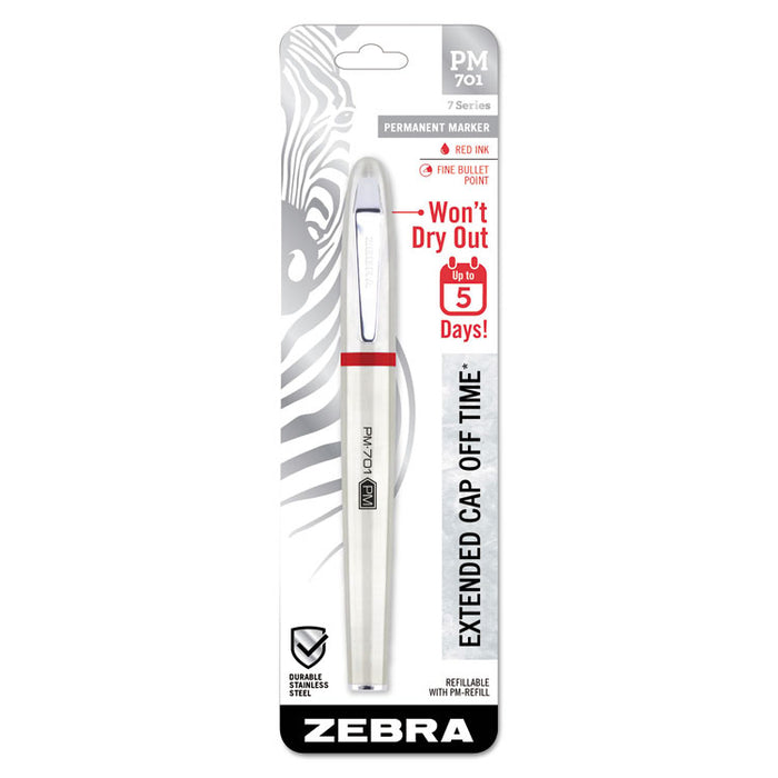 PM-701 Permanent Marker, Medium Bullet Tip, Red