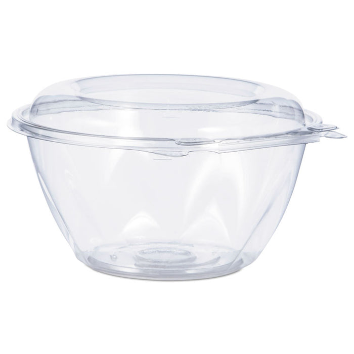Tamper-Resistant, Tamper-Evident Bowls with Dome Lid, 32 oz, Clear, 150/Carton