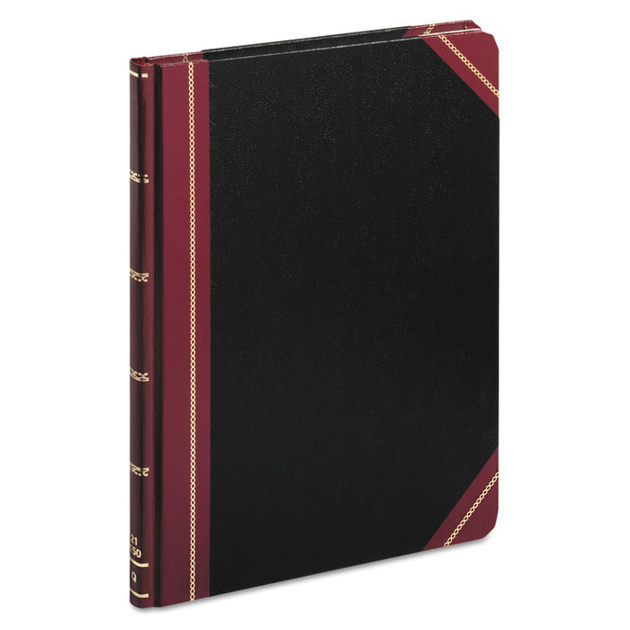 Quadrille Accounting Book, Black, 150 Pages, 8 1/8 x 10 3/8