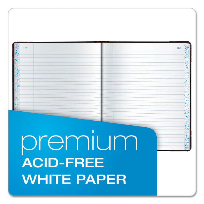 Columnar Accounting Book, Record Rule, Black Cover, 150 Pages, 8 1/8 x 10 3/8