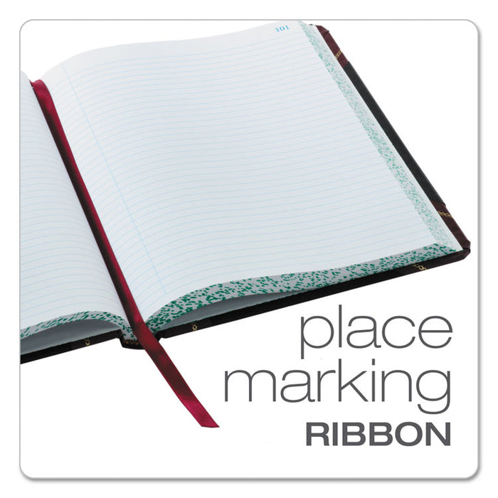 Columnar Accounting Book, Record Rule, Black Cover, 150 Pages, 8 1/8 x 10 3/8