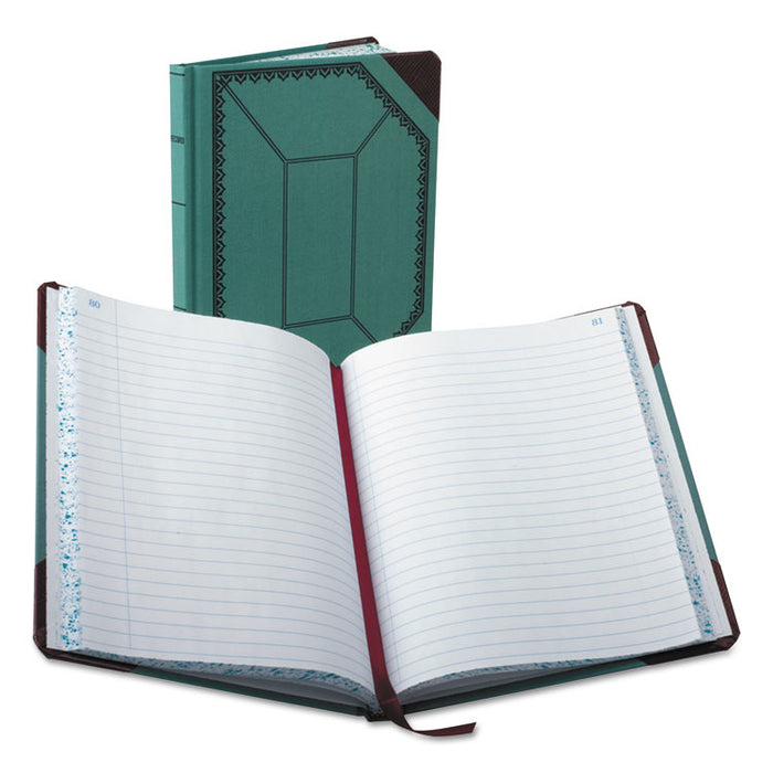 Record/Account Book, Blue/Red Cover, 150 Pages, 9 5/8 x 7 5/8