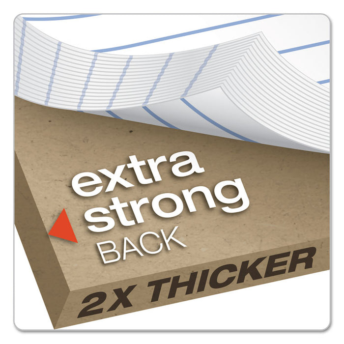 Double Sheet Pads, Narrow Rule, 100 White 8.5 x 11.75 Sheets