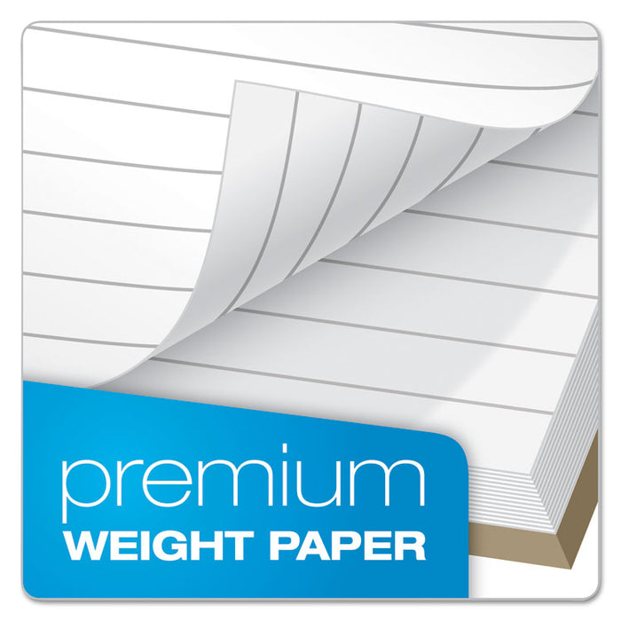 Gold Fibre Personal Notebooks, 1 Subject, Medium/College Rule, Designer Gray Cover, 7 x 5, 100 Sheets