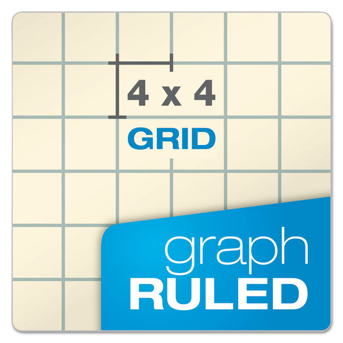 Computation Book, Quadrille Rule, Brown Cover, 11.75 x 9.25, 76 Sheets
