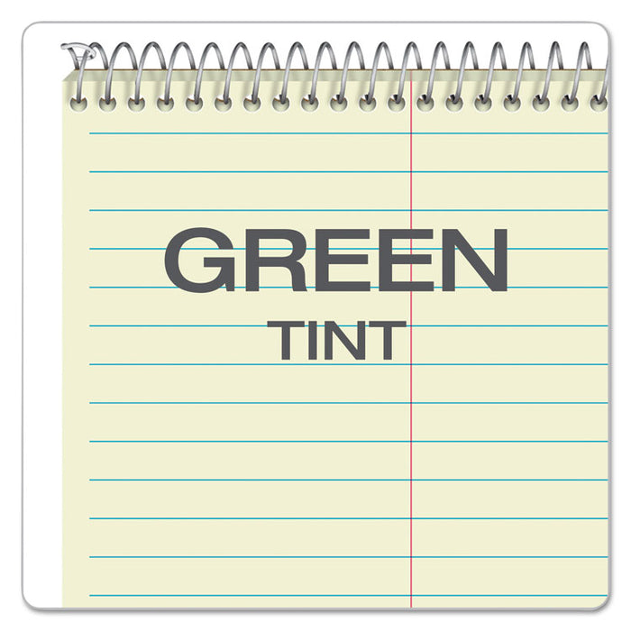 Steno Pads, Gregg Rule, Tan Cover, 70 Green-Tint 6 x 9 Sheets, 6/Pack