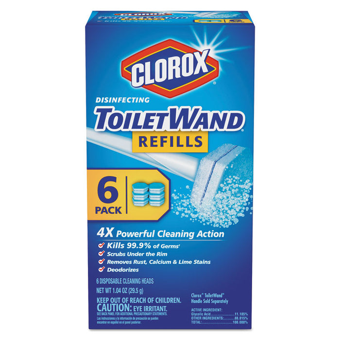 Disinfecting ToiletWand Refill Heads, 6/Pack