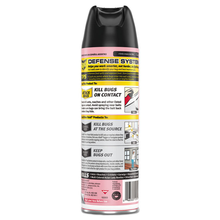 Fragrance Free Ant & Roach Killer, 17.5 oz Aerosol Can, 12/Carton