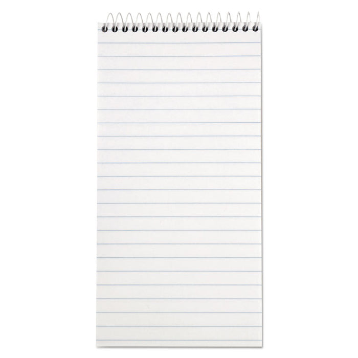 Reporters Notebook, Wide/Legal Rule, White Cover, 4 x 8, 70 Sheets, 12/Pack