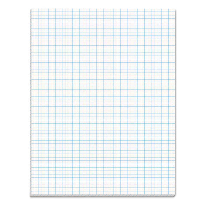 Quadrille Pads, Quadrille Rule (5 sq/in), 50 White 8.5 x 11 Sheets