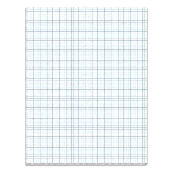 Quadrille Pads, Quadrille Rule (6 sq/in), 50 White 8.5 x 11 Sheets