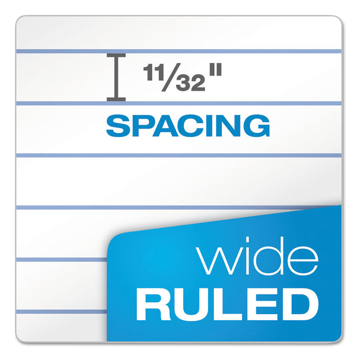 Composition Book, Wide/Legal Rule, Assorted Marble Covers, 9.75 x 7.5, 100 Sheets