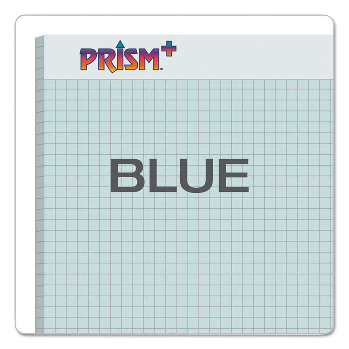 Prism Quadrille Perforated Pads, 5 sq/in Quadrille Rule, 8.5 x 11.75, Blue, 50 Sheets, 12/Pack