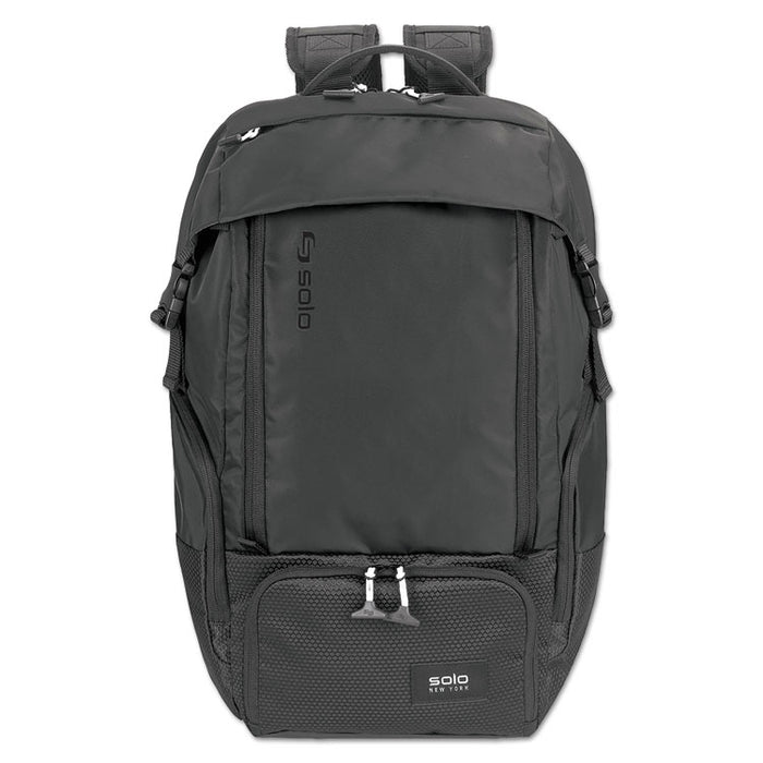 Elite Backpack, 5.25" x 21.5" x 21.5", Nylon, Black