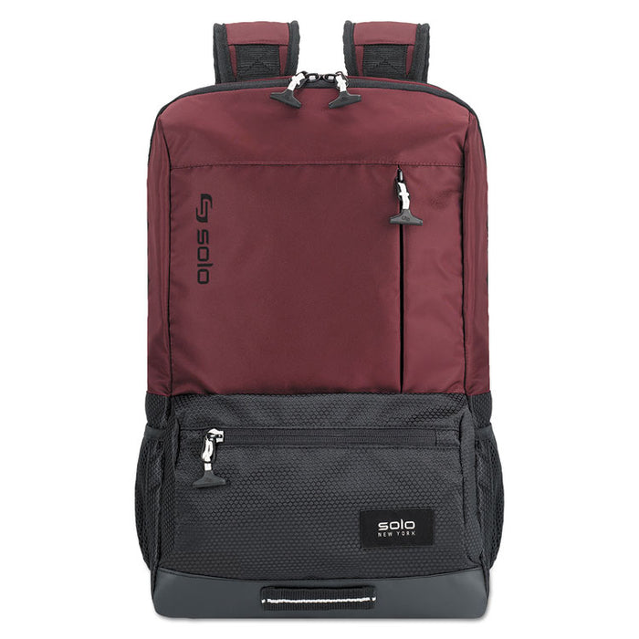 Draft Backpack, 6.25" x 18.12" x 18.12", Nylon, Burgundy