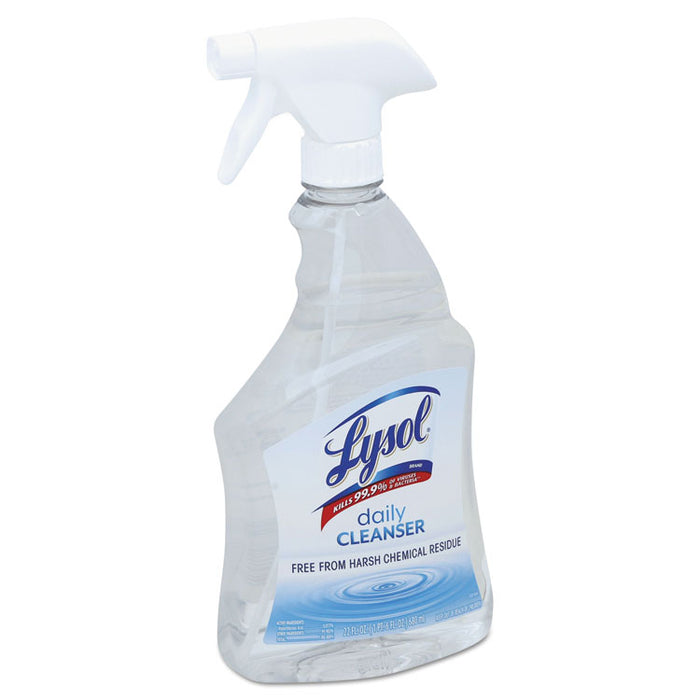Daily Cleanser, Unscented, 22 oz Spray Bottle, 10/Carton