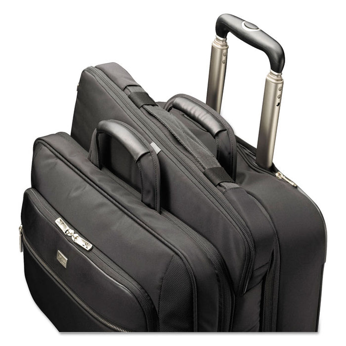 17" Checkpoint Friendly Rolling Laptop Case, 17.9" x 10.6" x 14.8", Black