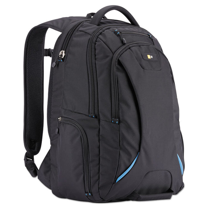 Checkpoint Friendly Backpack, Fits Devices Up to 15.6", Polyester, 2.76 x 13.39 x 19.69, Black
