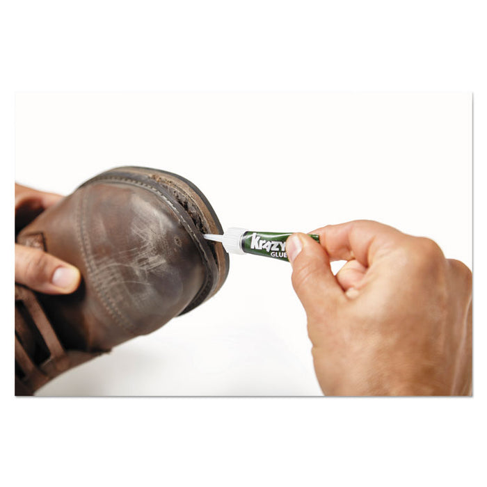 All-Purpose Super Glue Single-Use Tubes, 0.02 oz, Dries Clear, 6/Pack