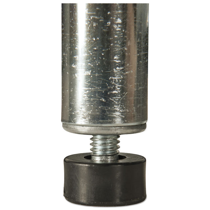 NSF Certified Industrial Four-Shelf Wire Shelving Kit, 36w x 18d x 72h, Silver